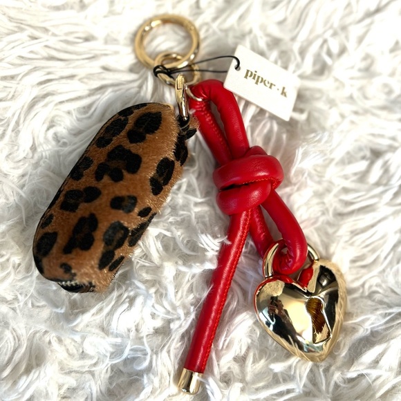 🐆❤️Piper K Gorgeous Leopard Mini Coin Purse Handbag Charm❤️🐆NWT - Picture 3 of 12